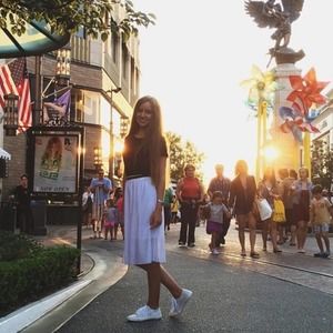 TOPSHOP White MIDI Skirt Perforated Size 0